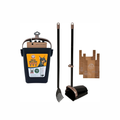 Arm & Hammer Dog Pooper Scooper Swivel Bin & Rake, Poop Scoop for Dogs, Black (2 Heavy Duty Scented Waste Bags Included)